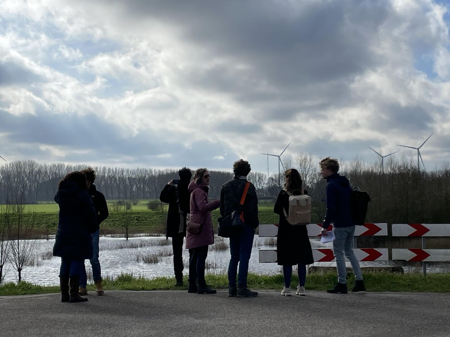 Locatiebezoek team Sander, Cathelijne